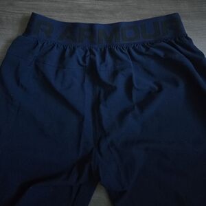 Under Armour Navy Women's Loose Joggers with Elastic Logo Waistband